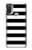 S1596 Black and White Striped Case For Motorola Moto E20,E30,E40
