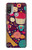 S2353 Paris Cartoon Vintage Pattern Case For Motorola Moto E20,E30,E40