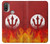 S2803 Fire Red Devil Spear Symbol Case For Motorola Moto E20,E30,E40