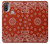 S3355 Bandana Red Pattern Case For Motorola Moto E20,E30,E40