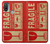 S3552 Vintage Fragile Label Art Case For Motorola Moto E20,E30,E40