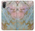 S3717 Rose Gold Blue Pastel Marble Graphic Printed Case For Motorola Moto E20,E30,E40