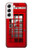 S0058 British Red Telephone Box Case For Samsung Galaxy S22