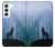 S0935 Wolf Howling in Forest Case For Samsung Galaxy S22