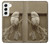 S1386 Paper Sculpture Owl Case For Samsung Galaxy S22