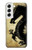S1482 Black Dragon Painting Case For Samsung Galaxy S22