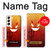 S2454 Red Cute Little Devil Cartoon Case For Samsung Galaxy S22