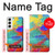 S2942 Brush Stroke Painting Case For Samsung Galaxy S22 S2942 Brush Stroke Painting Case For Samsung Galaxy S22