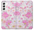 S3036 Pink Sweet Flower Flora Case For Samsung Galaxy S22