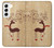 S3081 Wooden Raindeer Graphic Printed Case For Samsung Galaxy S22