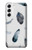 S3085 Feather Paint Pattern Case For Samsung Galaxy S22