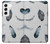 S3085 Feather Paint Pattern Case For Samsung Galaxy S22
