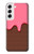 S3754 Strawberry Ice Cream Cone Case For Samsung Galaxy S22