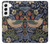 S3791 William Morris Strawberry Thief Fabric Case For Samsung Galaxy S22