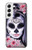 S3821 Sugar Skull Steam Punk Girl Gothic Case For Samsung Galaxy S22