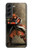 S0796 Japan Red Samurai Case For Samsung Galaxy S22 Plus