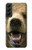 S0840 Grizzly Bear Face Case For Samsung Galaxy S22 Plus