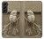 S1386 Paper Sculpture Owl Case For Samsung Galaxy S22 Plus