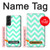 S1723 Mint Chevron Zigzag Case For Samsung Galaxy S22 Plus