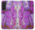 S2907 Purple Turquoise Stone Case For Samsung Galaxy S22 Plus