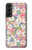 S3688 Floral Flower Art Pattern Case For Samsung Galaxy S22 Plus