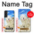 S3794 Arctic Polar Bear in Love with Seal Paint Case For Samsung Galaxy S22 Plus