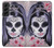 S3821 Sugar Skull Steam Punk Girl Gothic Case For Samsung Galaxy S22 Plus