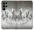 S0933 White Horses Case For Samsung Galaxy S22 Ultra