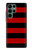 S2638 Black and Red Striped Case For Samsung Galaxy S22 Ultra