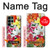 S3205 Retro Art Flowers Case For Samsung Galaxy S22 Ultra