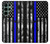 S3244 Thin Blue Line USA Case For Samsung Galaxy S22 Ultra