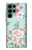 S3494 Vintage Rose Polka Dot Case For Samsung Galaxy S22 Ultra