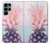 S3711 Pink Pineapple Case For Samsung Galaxy S22 Ultra