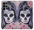 S3821 Sugar Skull Steam Punk Girl Gothic Case For Samsung Galaxy S22 Ultra