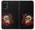 S3753 Dark Gothic Goth Skull Roses Case For Samsung Galaxy M32 5G
