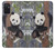 S3793 Cute Baby Panda Snow Painting Case For Samsung Galaxy M52 5G