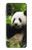 S1073 Panda Enjoy Eating Case For Samsung Galaxy A13 5G