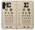 S2502 Eye Exam Chart Decorative Decoupage Poster Case For Samsung Galaxy A13 5G