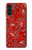 S3354 Red Classic Bandana Case For Samsung Galaxy A13 5G