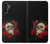 S3753 Dark Gothic Goth Skull Roses Case For Samsung Galaxy A13 5G