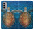 S1249 Blue Sea Turtle Case For Motorola Moto G51 5G