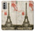 S2108 Eiffel Tower Paris Postcard Case For Motorola Moto G51 5G