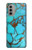 S2685 Aqua Turquoise Gemstone Graphic Printed Case For Motorola Moto G51 5G