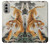 S2751 Chinese Tiger Brush Painting Case For Motorola Moto G51 5G