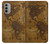 S2861 Antique World Map Case For Motorola Moto G51 5G