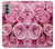 S2943 Pink Rose Case For Motorola Moto G51 5G