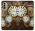 S3172 Gold Clock Live Case For Motorola Moto G51 5G
