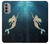S3250 Mermaid Undersea Case For Motorola Moto G51 5G