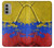 S3306 Colombia Flag Vintage Football Graphic Case For Motorola Moto G51 5G