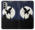 S3323 Flying Elephant Full Moon Night Case For Motorola Moto G51 5G